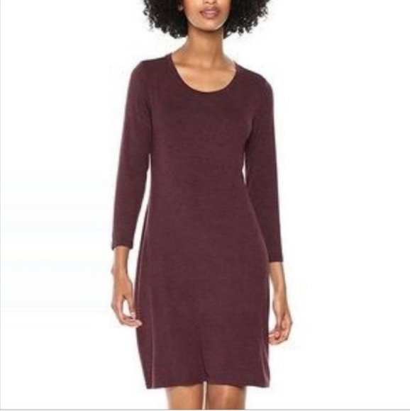 ATM Anthony Thomas Melillo Dresses & Skirts - ATM Anthony Thomas Melillo Long Sleeve WIne Purple Dress 100% Cotton Size Med